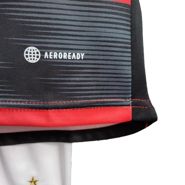 Conjunto Infantil Flamengo I 23/24 - Vermelho - Manto Elegante