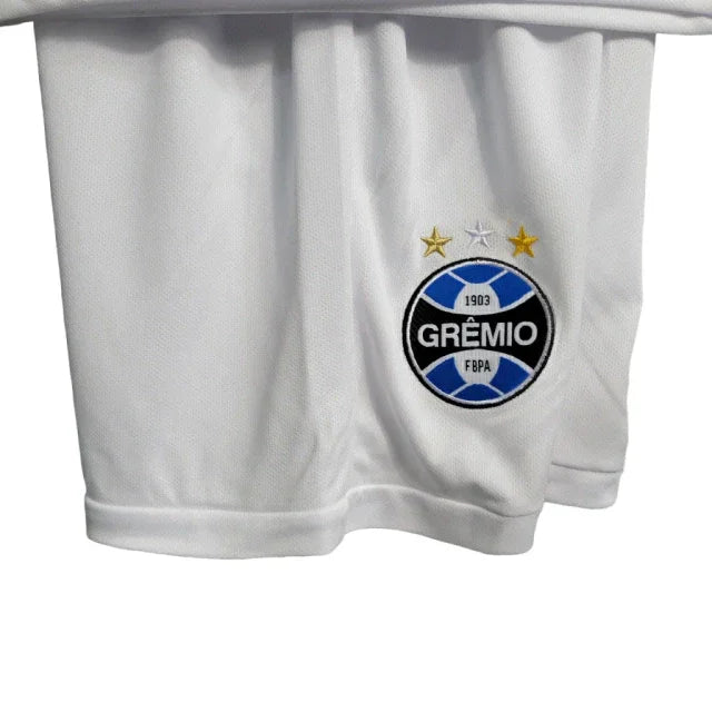 Conjunto Infantil Grêmio II 23/24 - Branco - Manto Elegante