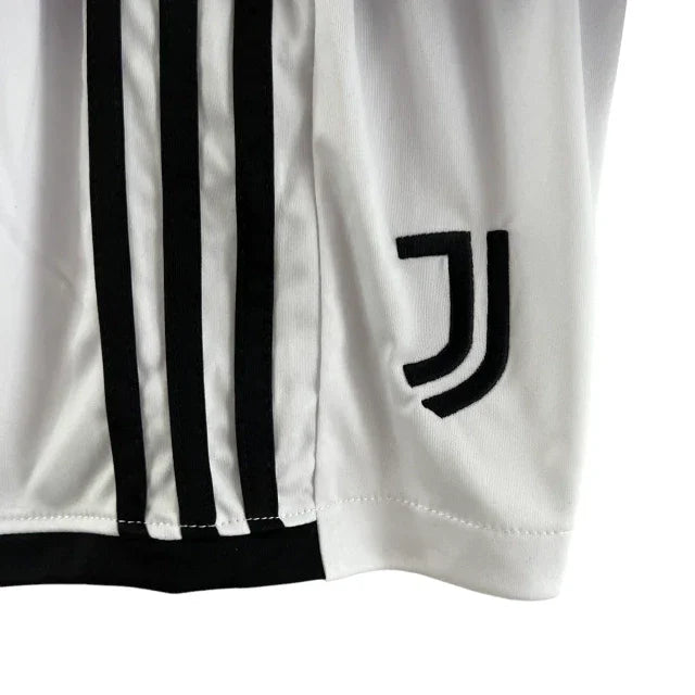Conjunto Infantil Juventus II (Away) 23/24 - Branco - Manto Elegante