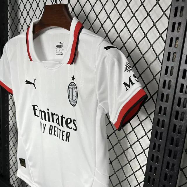 Conjunto Infantil Milan II (Away) 24/25 - Branco