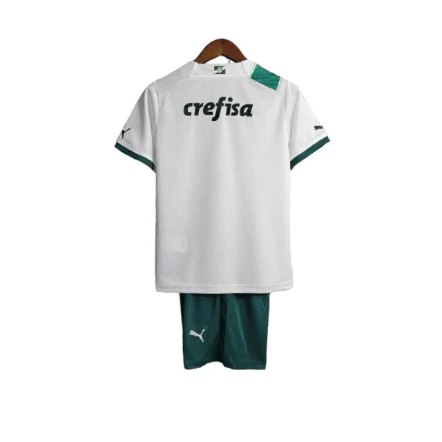 Conjunto Infantil Palmeiras II 23/24 - Branco - Manto Elegante