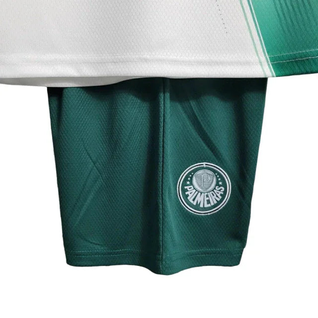 Conjunto Infantil Palmeiras II 23/24 - Branco - Manto Elegante