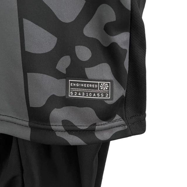 Conjunto Infantil PSG III (Third) 23/24 - Preto - Manto Elegante