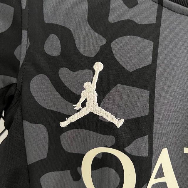 Conjunto Infantil PSG III (Third) 23/24 - Preto - Manto Elegante