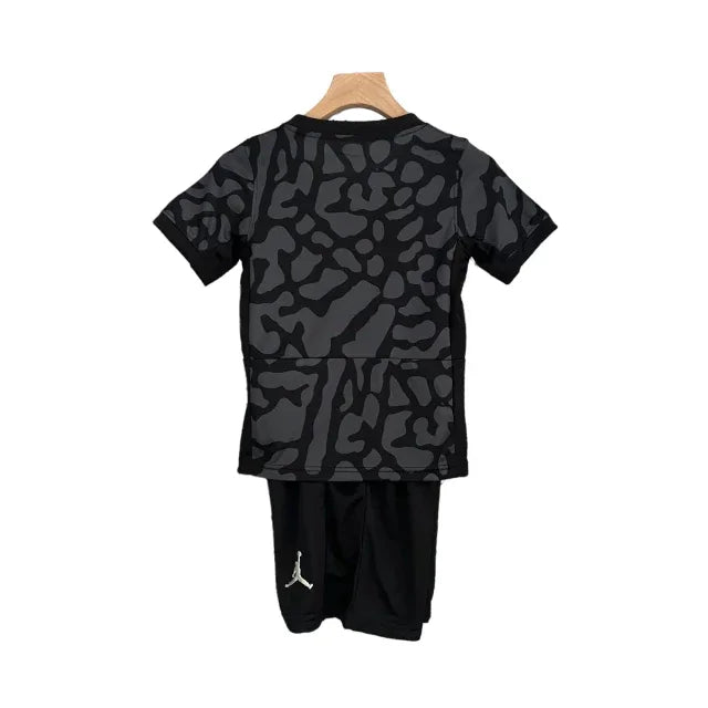 Conjunto Infantil PSG III (Third) 23/24 - Preto - Manto Elegante