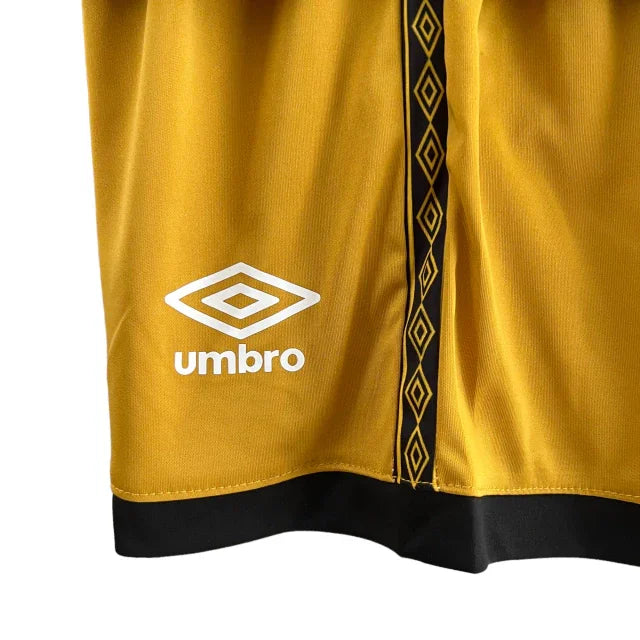 Conjunto Infantil Rayo Vallecano III (Third) 23/24 - Dourado - Manto Elegante