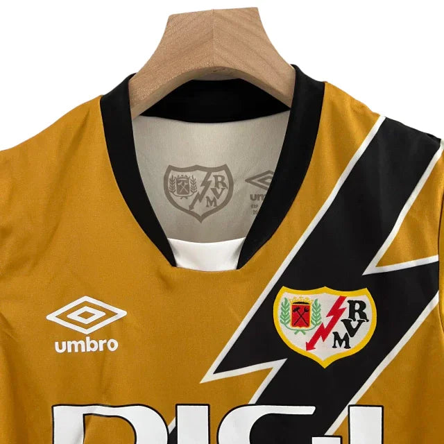 Conjunto Infantil Rayo Vallecano III (Third) 23/24 - Dourado - Manto Elegante