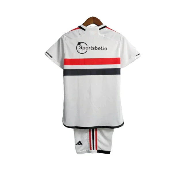 Conjunto Infantil São Paulo I 23/24 - Branco - Manto Elegante