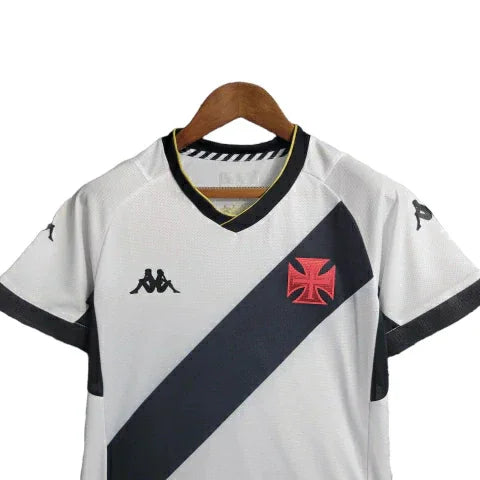 Conjunto Infantil Vasco da Gama II 23/24 - Branco - Manto Elegante