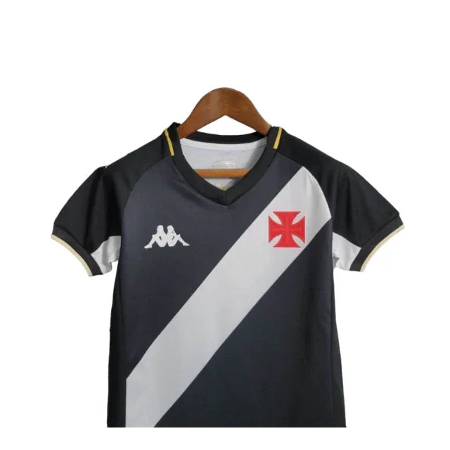 Conjunto Infantil Vasco da Gama I 23/24 - Preto - Manto Elegante