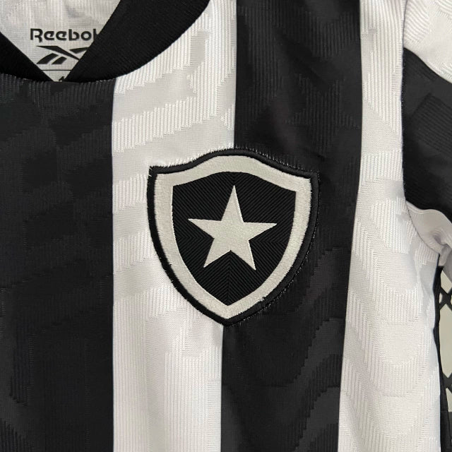 Conjunto Infantil Botafogo I 23/24 - Preto e Branco