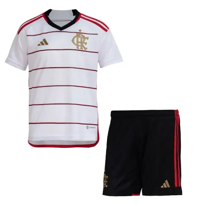 Conjunto Infantil Flamengo II 23/24 - Branco