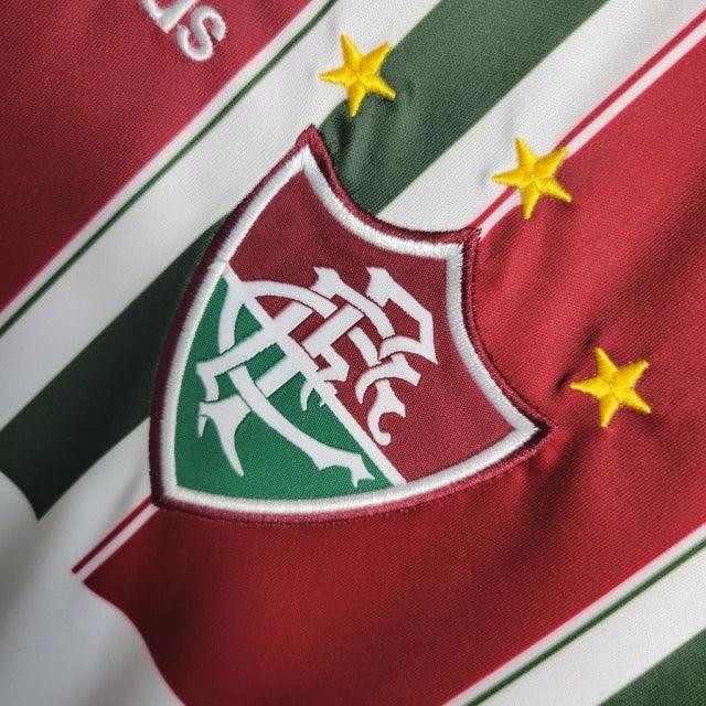 Camisa Retrô Fluminense I 2012 - Torcedor Masculina - Tricolor / Unimed - Manto Elegante