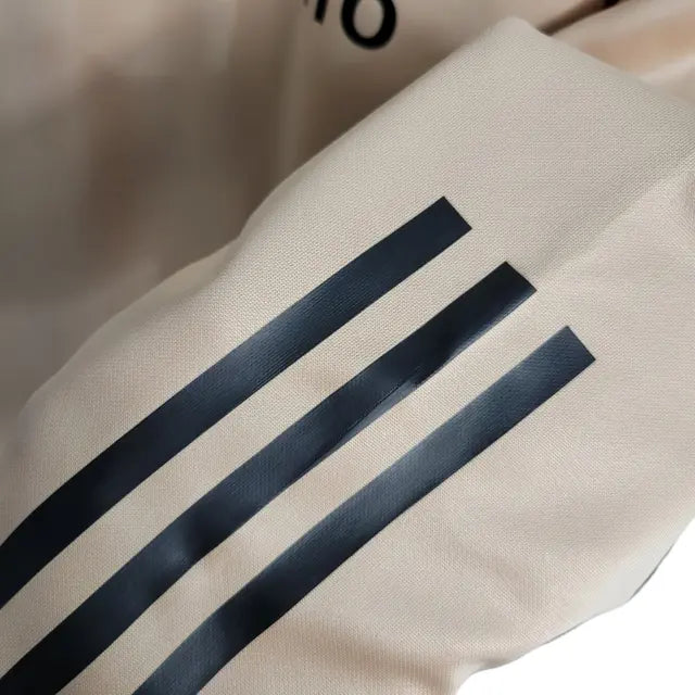 Jaqueta São Paulo 23/24 - Masculina - Bege e Vermelho - Manto Elegante