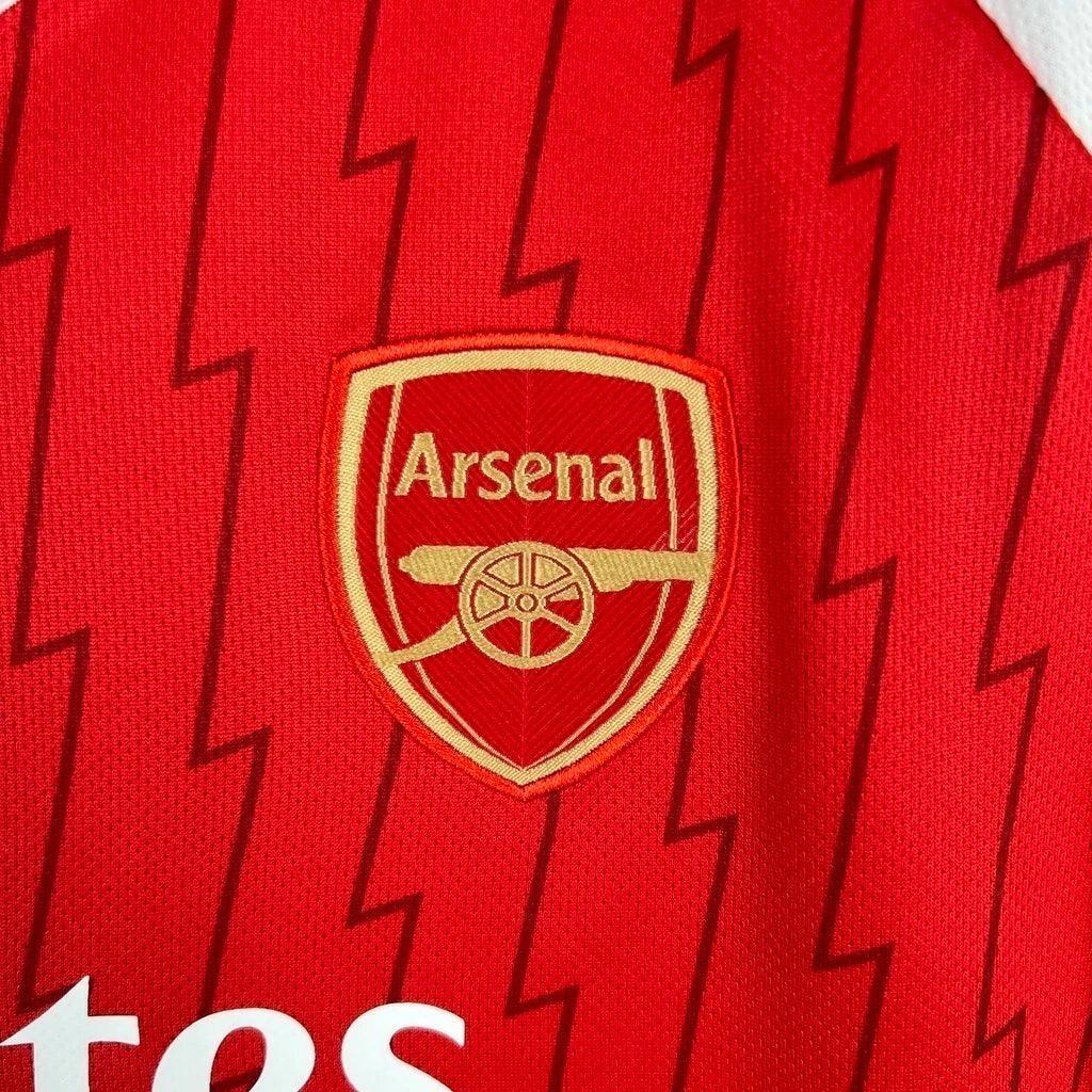 Camisa Arsenal I (Home) 23/24 - Torcedor Feminina - Vermelho - Manto Elegante