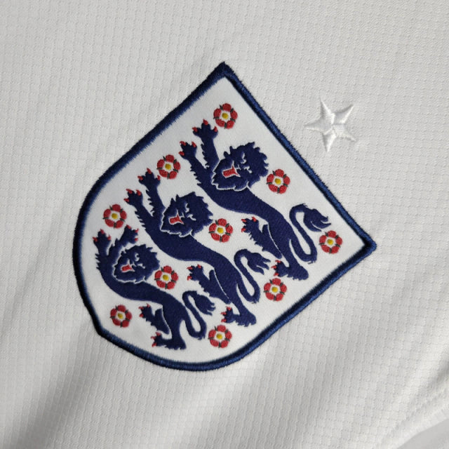 Camisa Manga Longa Seleção da Inglaterra I (Home) 24/25 - Torcedor Masculina - Branco