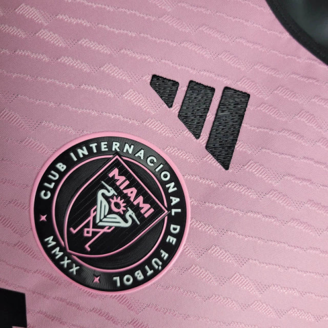 Camisa Inter Miami I (Home) 24/25 - Jogador Masculina - Rosa