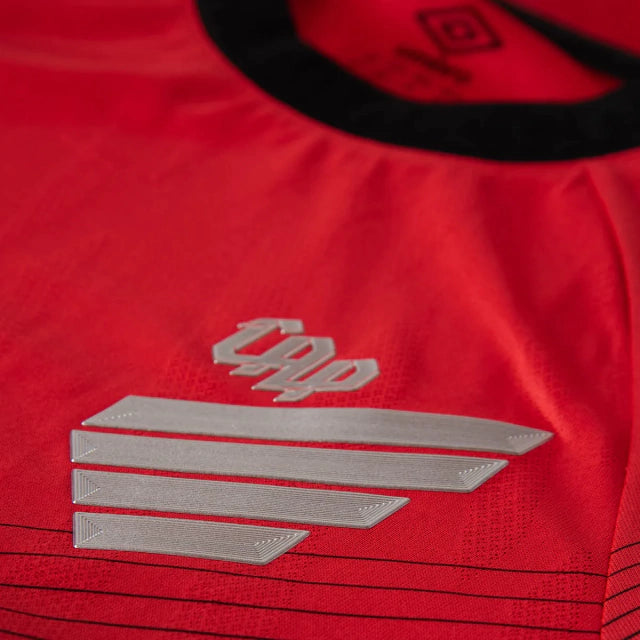 Camisa Athletico Paranaense I 25/26 - Torcedor Feminina - Preto e Vermelho