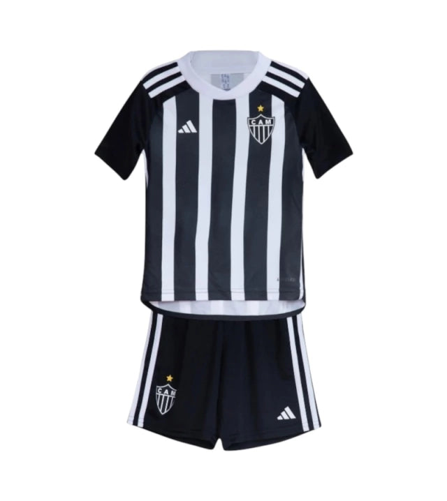 Conjunto Infantil Atlético Mineiro I 24/25 - Preto e Branco