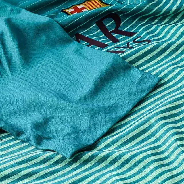 Camisa Retrô Barcelona III Neymar JR #11 2016 - Torcedor Masculina - Verde