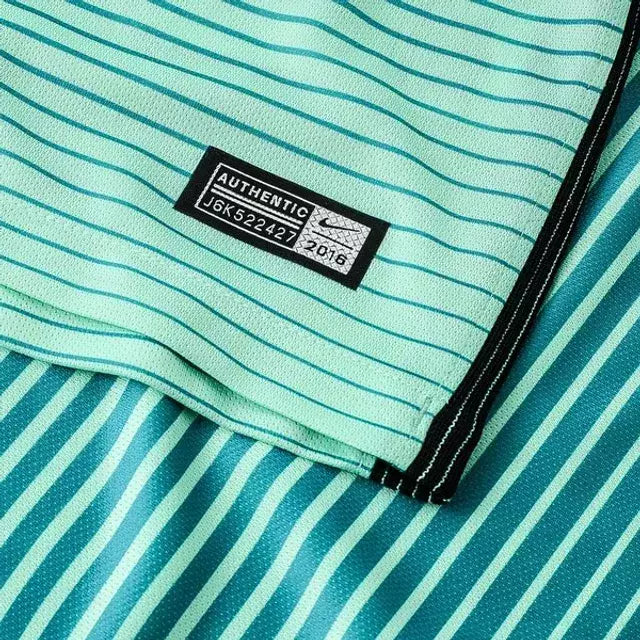 Camisa Retrô Barcelona III Neymar JR #11 2016 - Torcedor Masculina - Verde