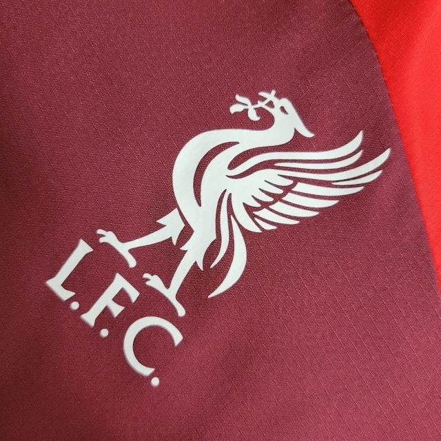 Jaqueta Corta-Vento Liverpool 23/24 - Masculina - Vermelho - Manto Elegante