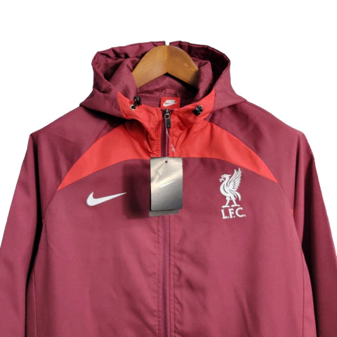 Jaqueta Corta-Vento Liverpool 23/24 - Masculina - Vermelho - Manto Elegante