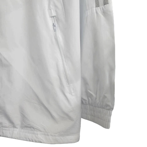 Jaqueta Corta-Vento Real Madrid 23/24 - Masculina - Branco - Manto Elegante