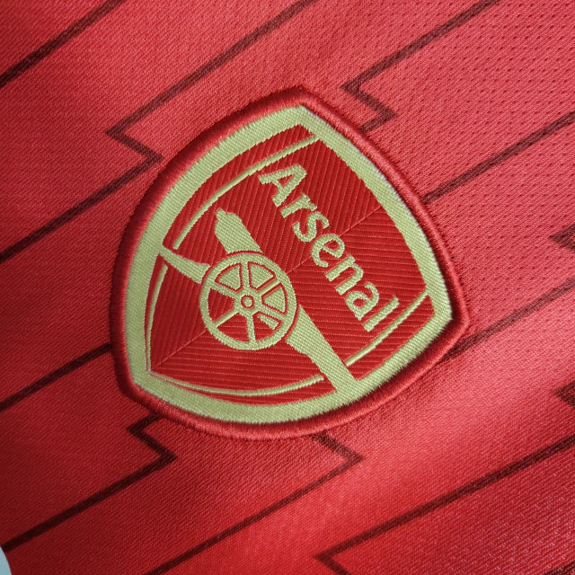 Conjunto Infantil Arsenal I (Home) 23/24 - Vermelho