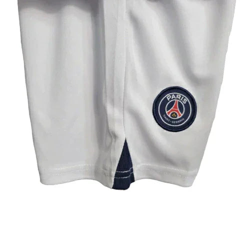 Conjunto Infantil PSG II (Away) 23/24 - Branco - Manto Elegante