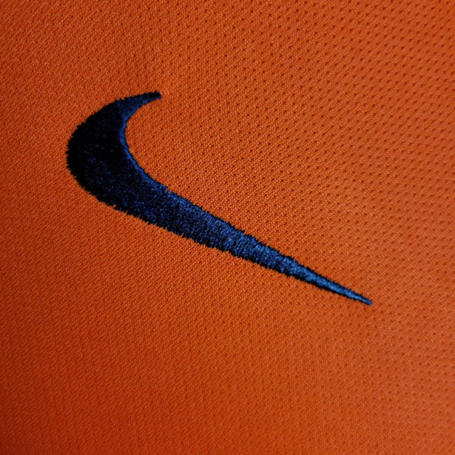 Conjunto Infantil Seleção da Holanda I (Home) 24/25 - Laranja