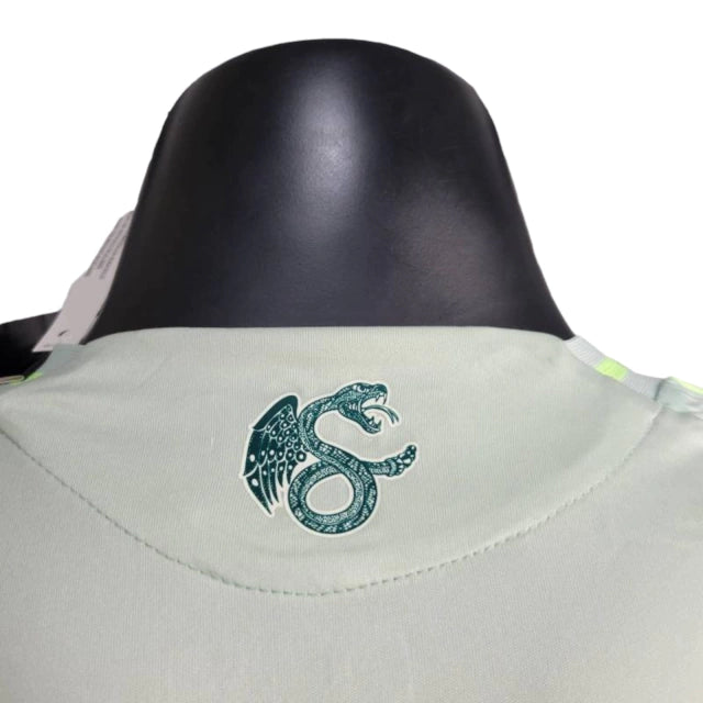 Camisa Manga Longa Seleção do México II (Away) 24/25 - Jogador Masculina - Verde - Manto Elegante