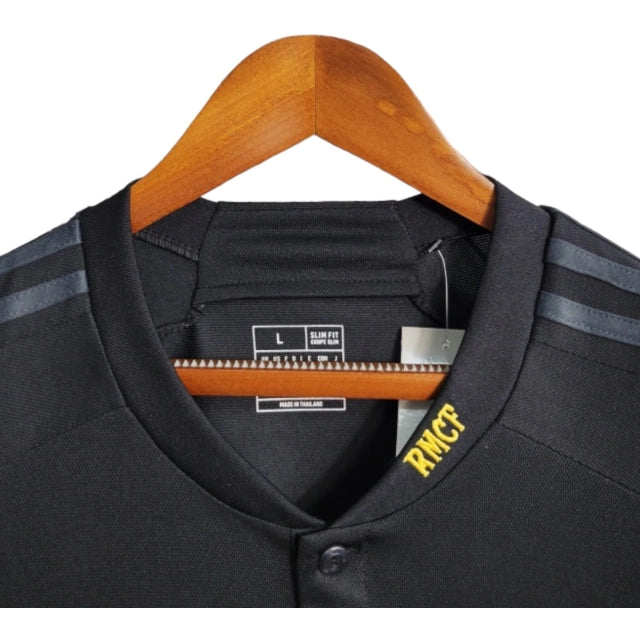 Camisa Manga Longa Real Madrid III (Third) 23/24 - Torcedor Masculina - Preto - Manto Elegante