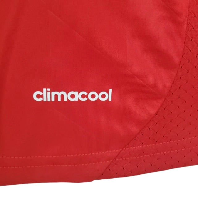 Camisa Manga Longa Retrô Bayern de Munique I (Home) 13/14 - Torcedor Masculina - Vermelho - Manto Elegante