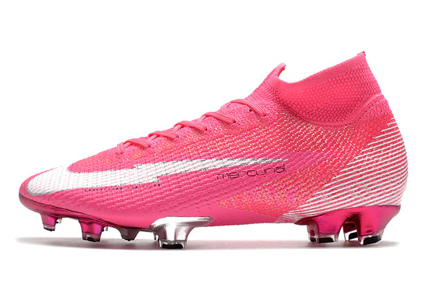 Chuteira de Campo Nike Mercurial Superfly 7 Elite Mbappé Rosa - Manto Elegante