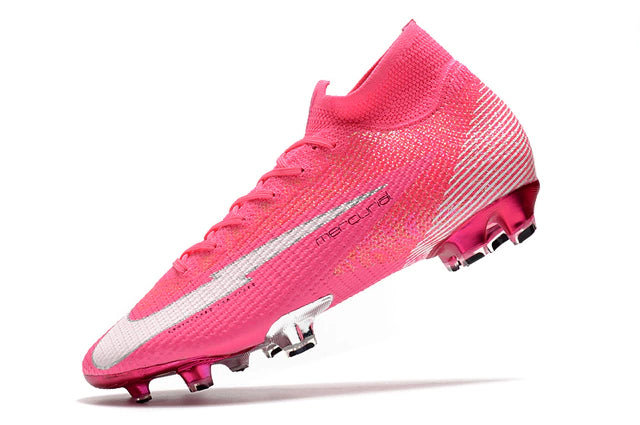 Chuteira de Campo Nike Mercurial Superfly 7 Elite Mbappé Rosa - Manto Elegante