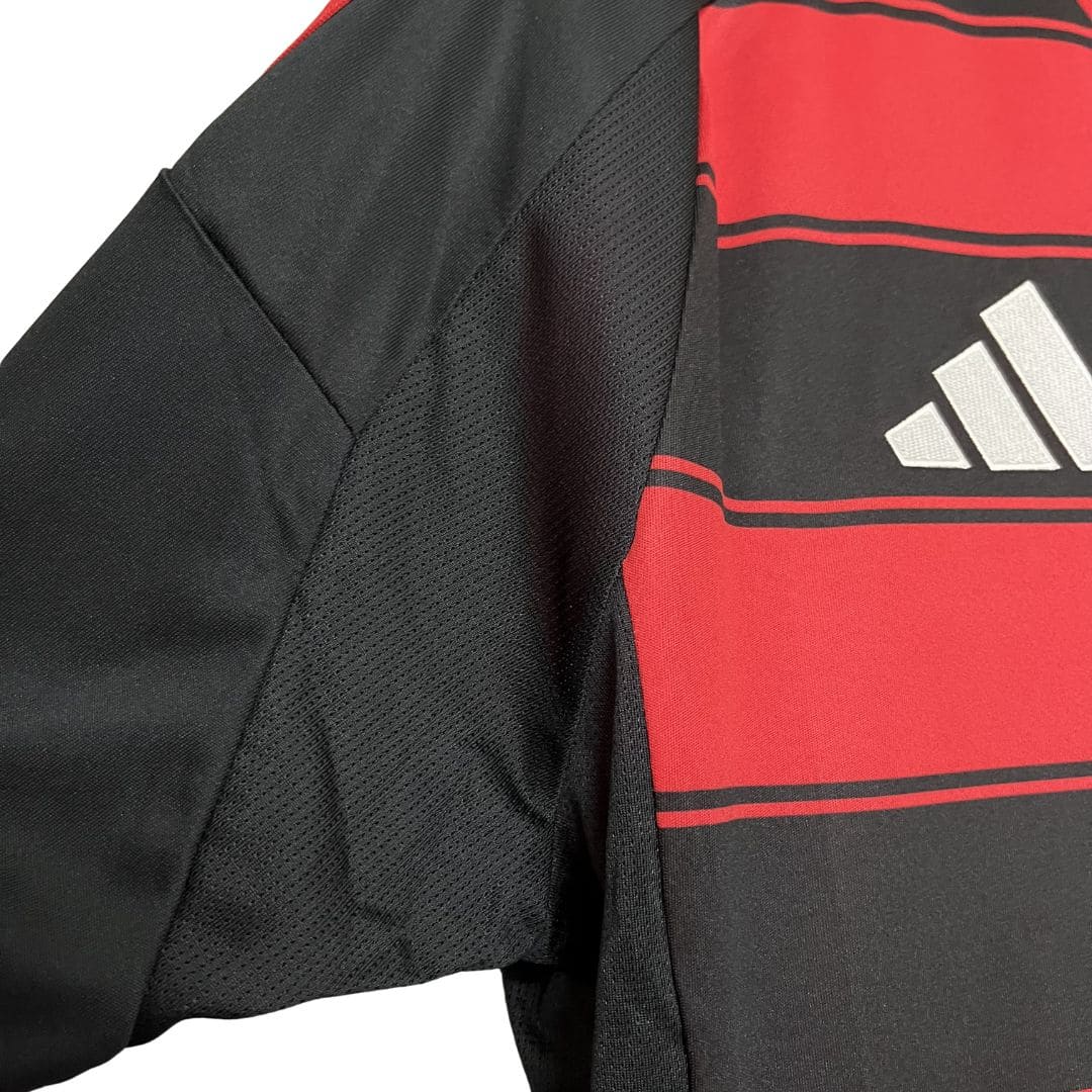 Camisa Flamengo I 25/26 - Torcedor Masculina - Vermelho e Preto