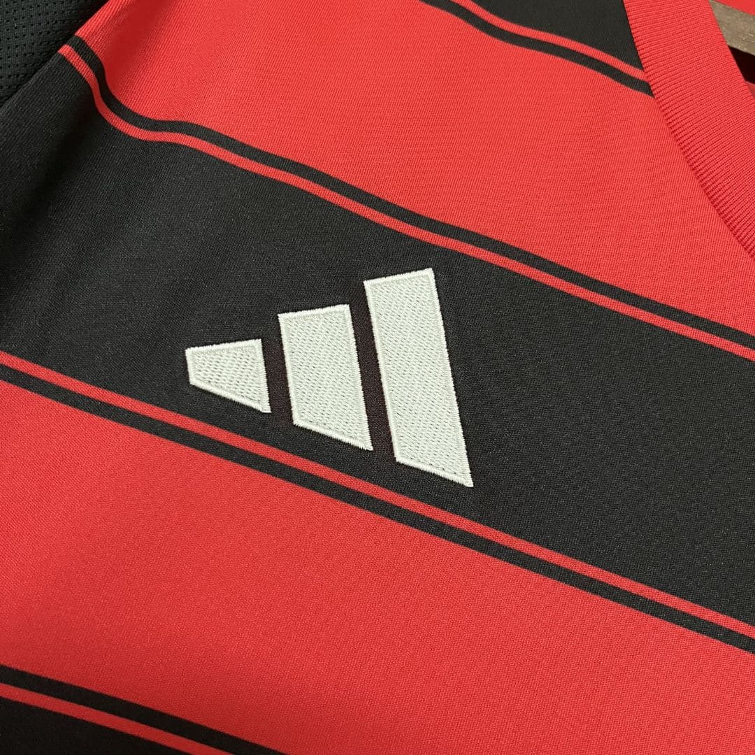 Camisa Flamengo I 25/26 - Torcedor Masculina - Vermelho e Preto