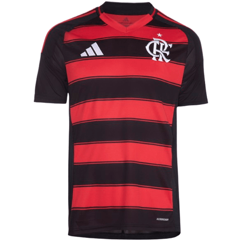 Camisa Flamengo I 25/26 - Torcedor Masculina - Vermelho e Preto