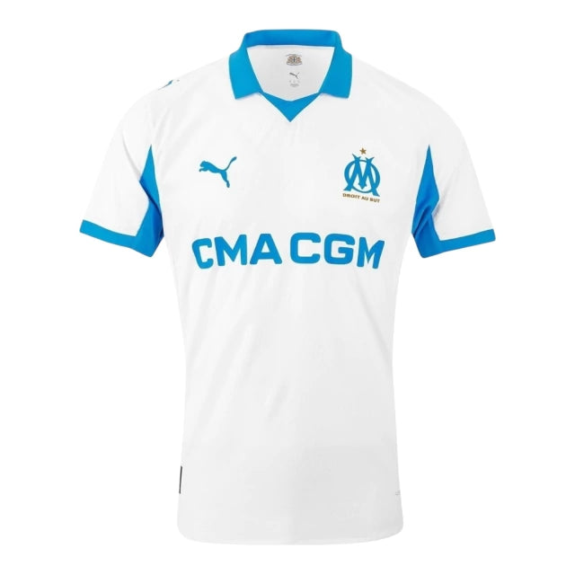 Camisa Olympique Marseille I (Home) 25/26 - Torcedor Masculina - Branco