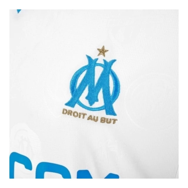 Camisa Olympique Marseille I (Home) 25/26 - Torcedor Masculina - Branco