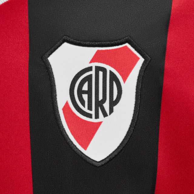 Camisa River Plate II (Away) 25/26 - Torcedor Masculina - Preto e Vermelho