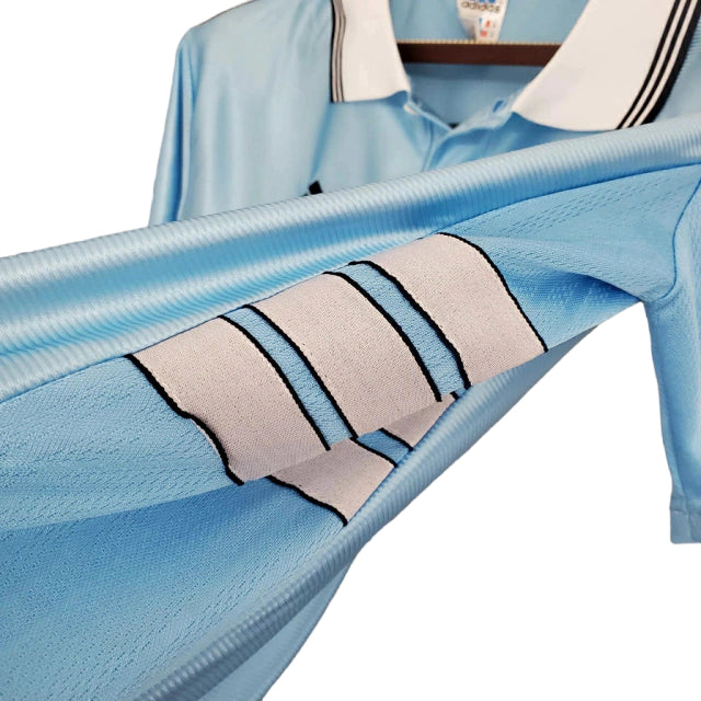 Camisa Retrô Marseille II (Away) 1998 - Torcedor Masculina - Azul