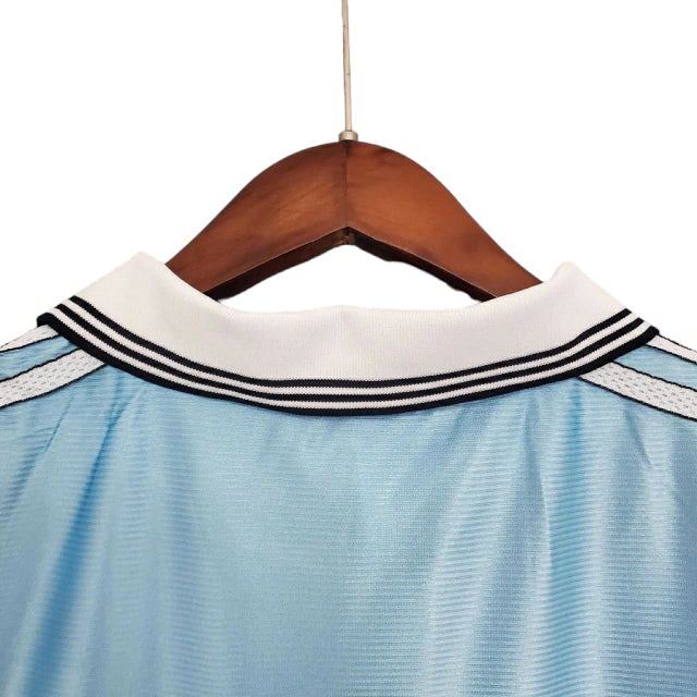 Camisa Retrô Marseille II (Away) 1998 - Torcedor Masculina - Azul