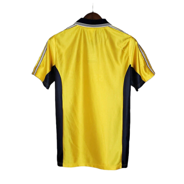 Camisa Retrô Marseille III (Third) 1998 - Torcedor Masculina - Amarelo