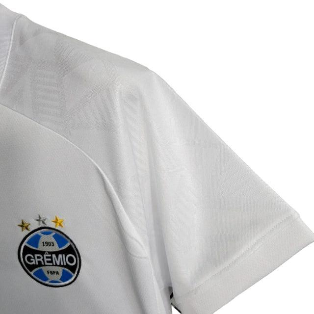 Camisa Grêmio II 23/24 - Torcedor Feminina - Branco - Manto Elegante
