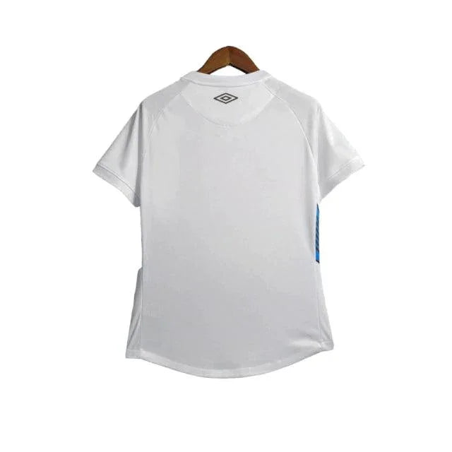 Camisa Grêmio II 23/24 - Torcedor Feminina - Branco - Manto Elegante