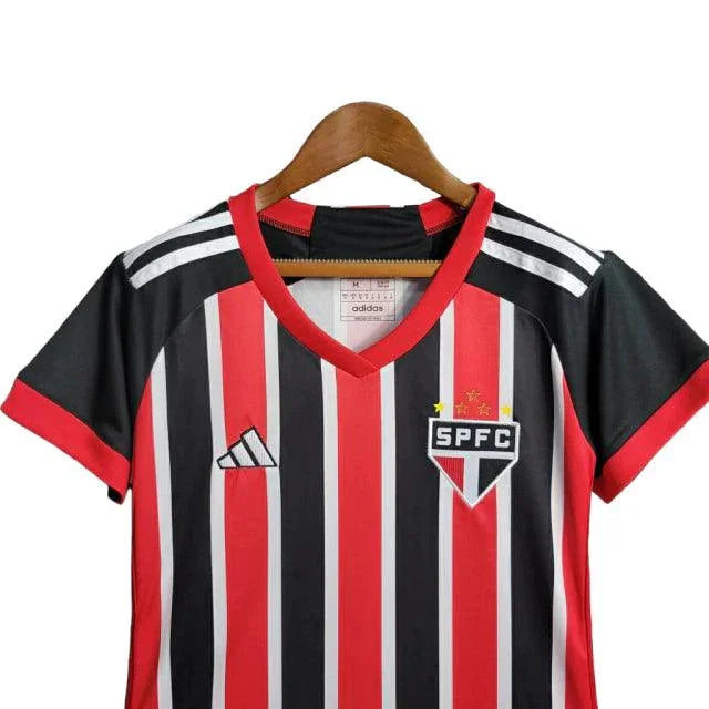 Camisa São Paulo II 23/24 - Torcedor Feminina - Tricolor - Manto Elegante