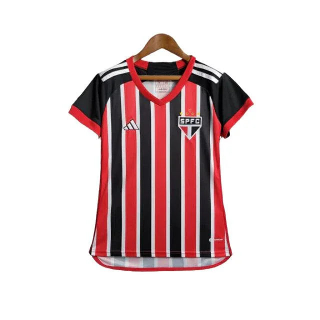 Camisa São Paulo II 23/24 - Torcedor Feminina - Tricolor - Manto Elegante