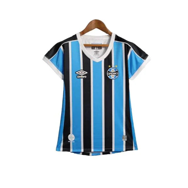 Camisa Grêmio I 23/24 - Torcedor Feminina - Azul - Manto Elegante